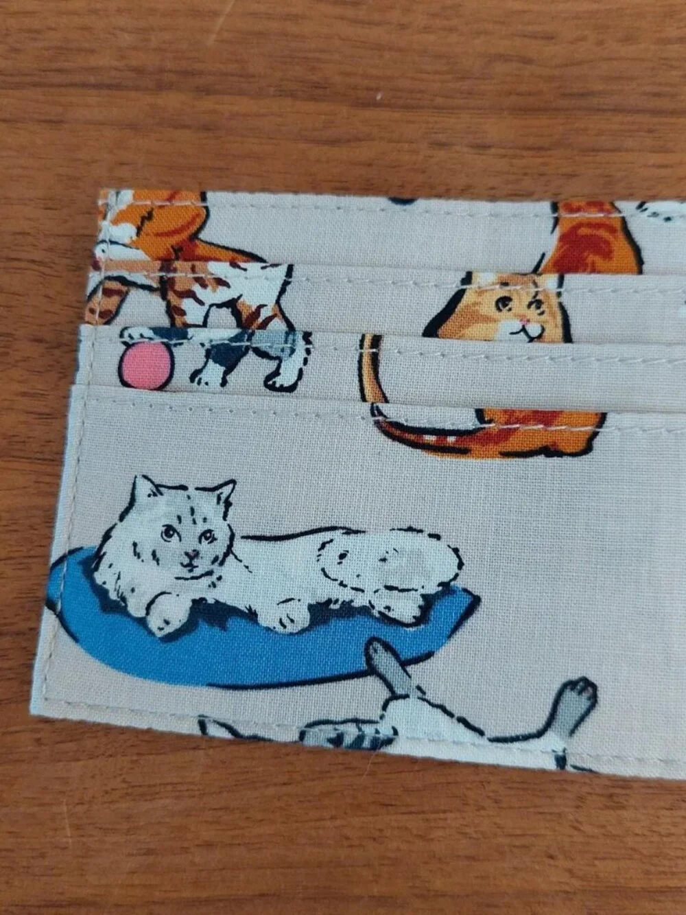 Vera Bradley essential card case wallet featuring their playful 